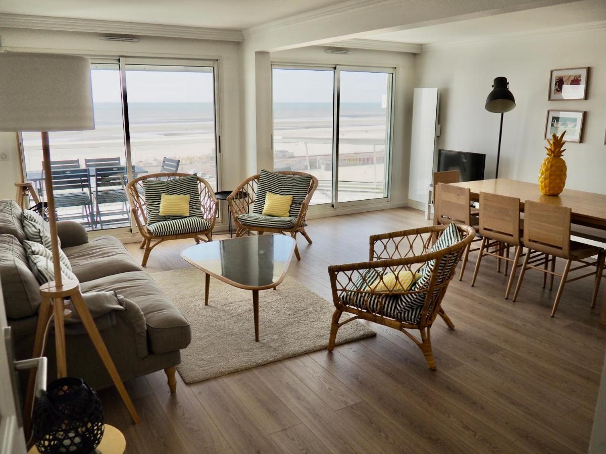 Appart T4 Lumineux Avec Terrasse Vue Mer Le Touquet Экстерьер фото